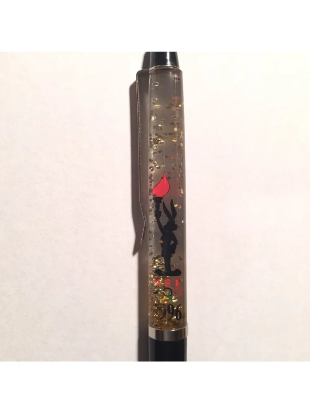 Warner Bros Looney Tunes Bugs Bunny Floaty Pen Atlanta Olympics USA 1996 Torch